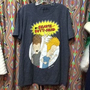 Men’s Beavis & Butthead T-Shirt Sz Large